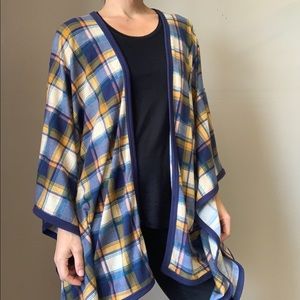 Plaid PAPERMOON Poncho